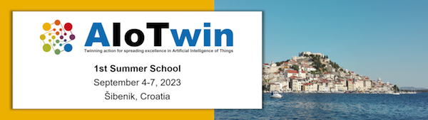 The AIoTwin EU project organizes its 1st summer school on 4-7 Sept. 2023 in Croatia